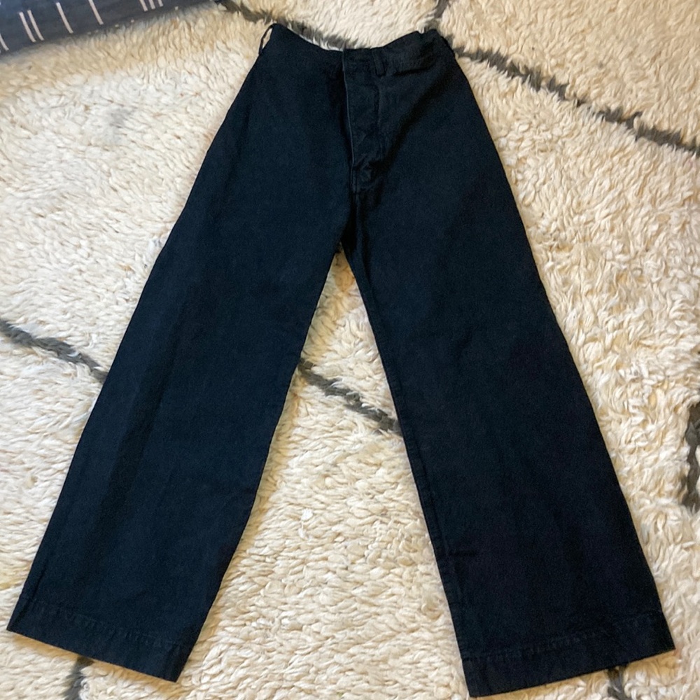 Jesse Kamm Sailor Pants Size 2 Black